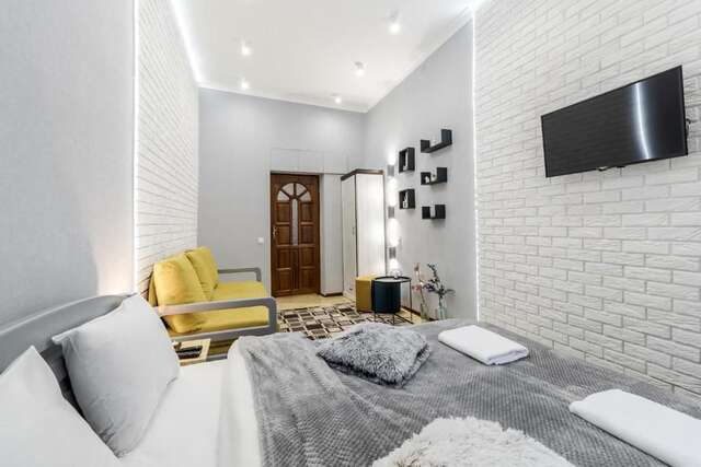 Апартаменты Chornovola blue apartment Львов-42