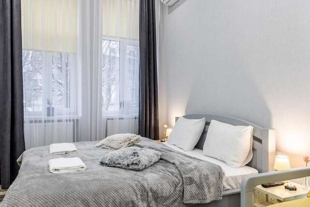 Апартаменты Chornovola blue apartment Львов-8